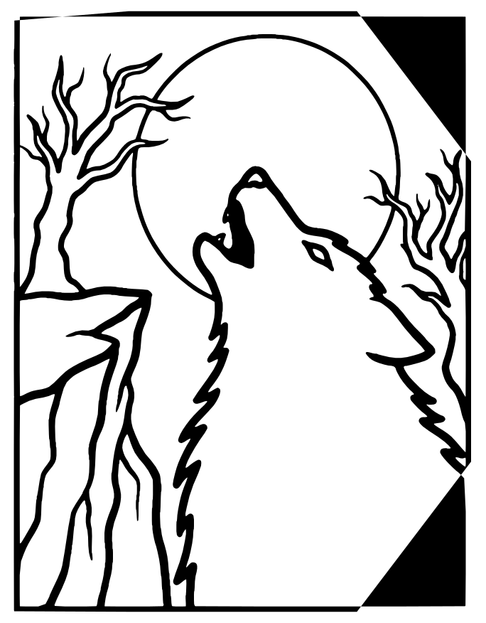 Coloriage affiche d&rsquo;horreur gothique n°2