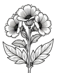 Coloriage Statice