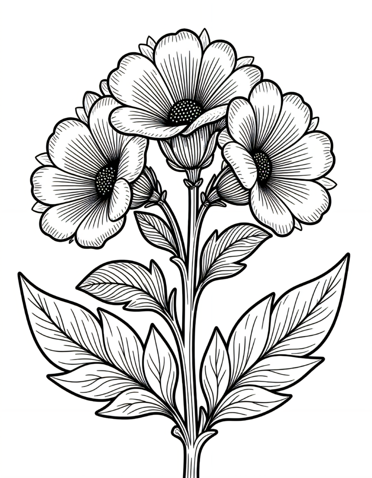 Coloriage Statice à imprimer gratuitement