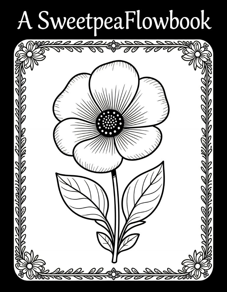 Coloriage Pois de senteur à imprimer gratuitement