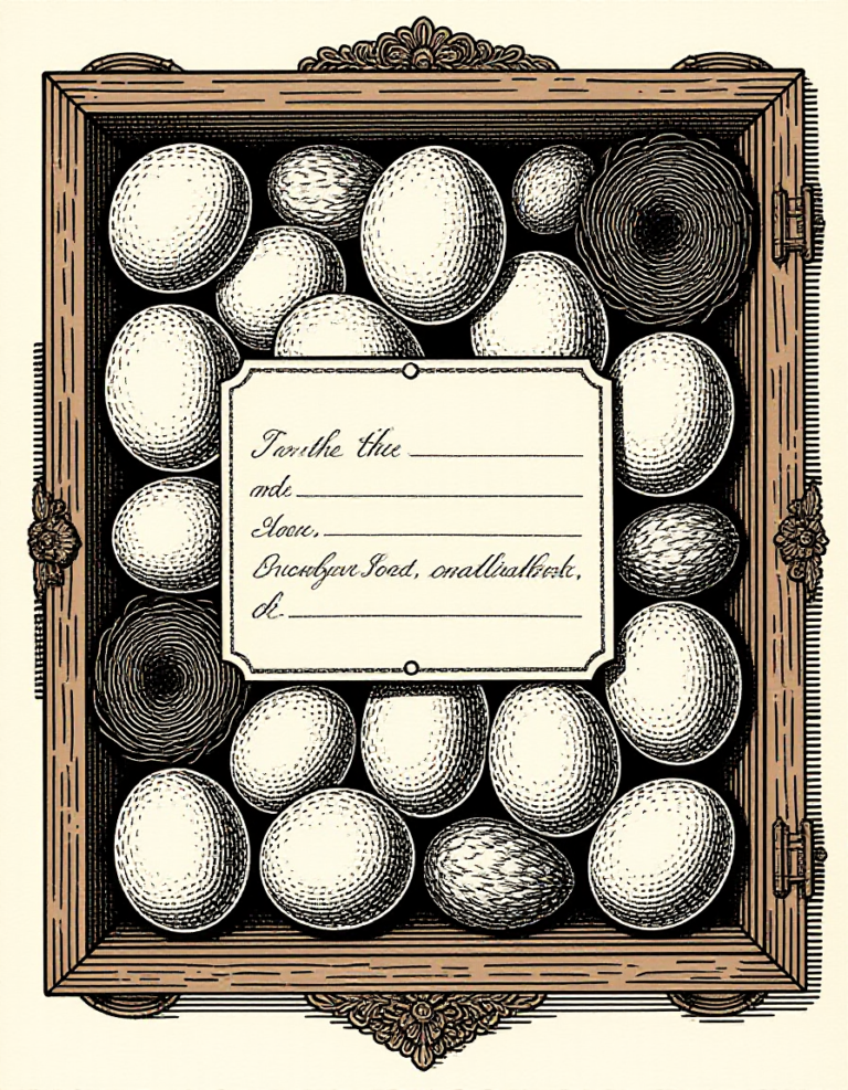 Coloriage Armoire à Curiosités Ancienne et Faune Exotique à imprimer gratuitement