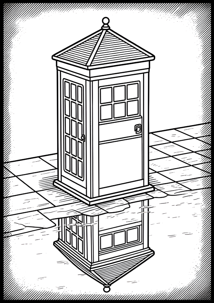 Coloriages Cabines téléphoniques