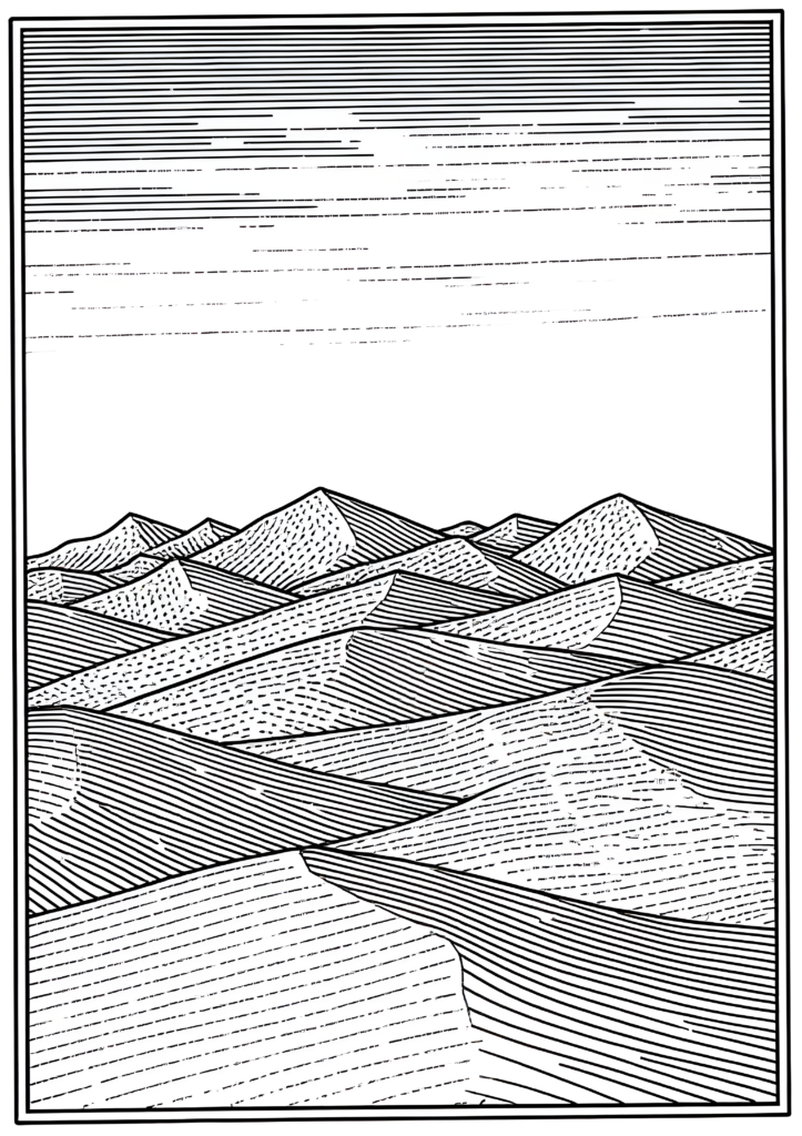 Coloriages Cactus & déserts