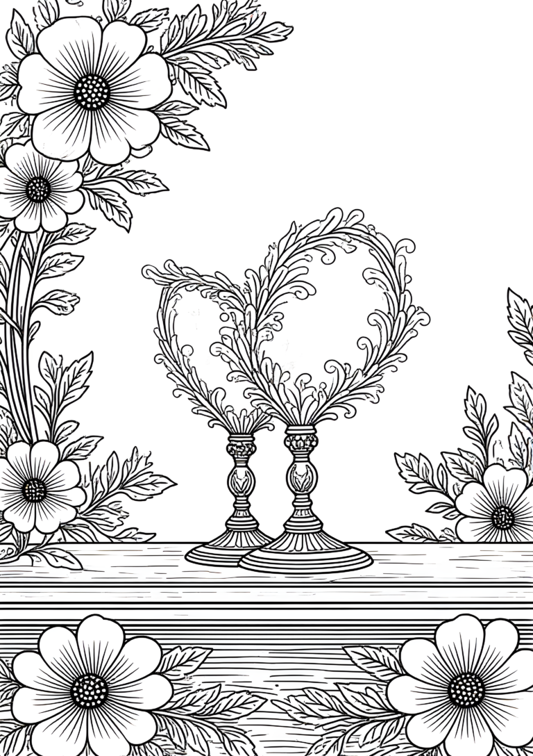 Coloriage Tiare Renaissance à Triple Couronne à imprimer gratuitement