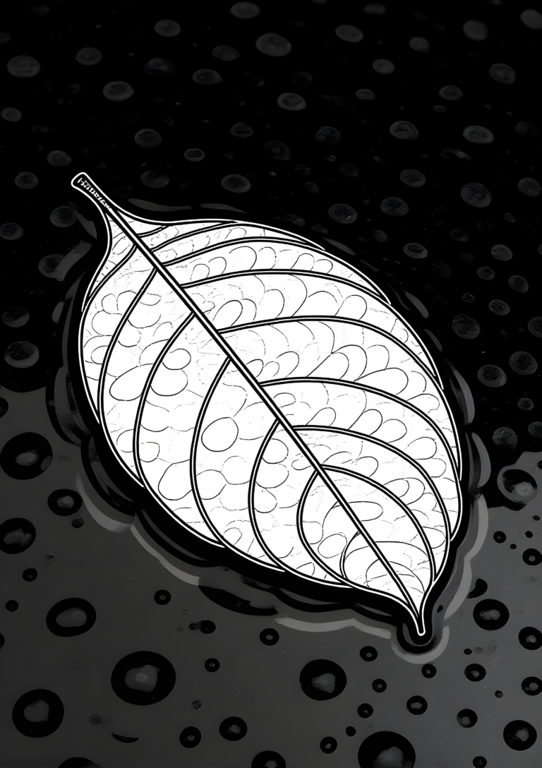 Coloriage GRENOUILLE TOMATE GONFLÉE SUR FEUILLE à imprimer gratuitement