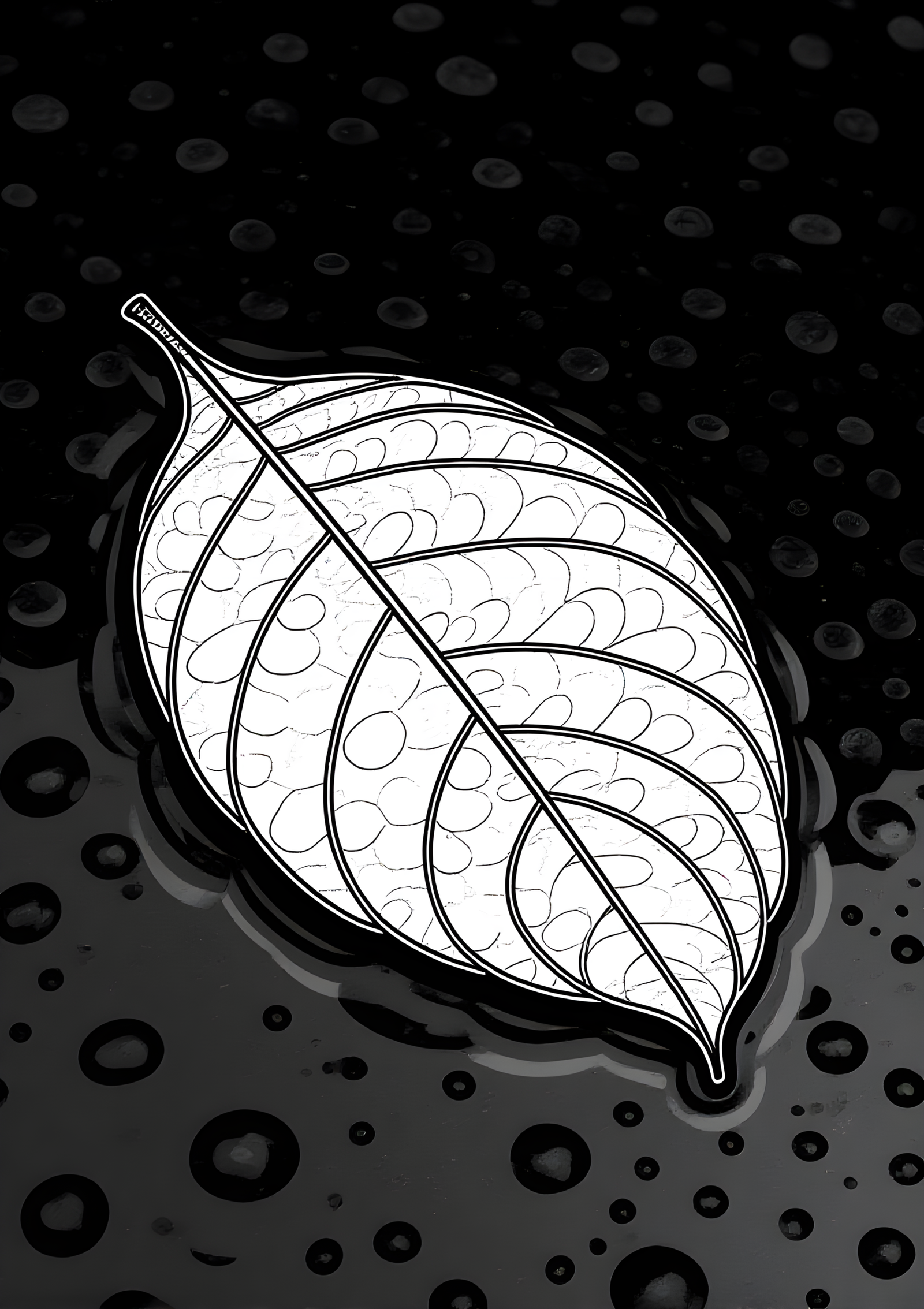 Coloriage GRENOUILLE TOMATE GONFLÉE SUR FEUILLE, variante 1