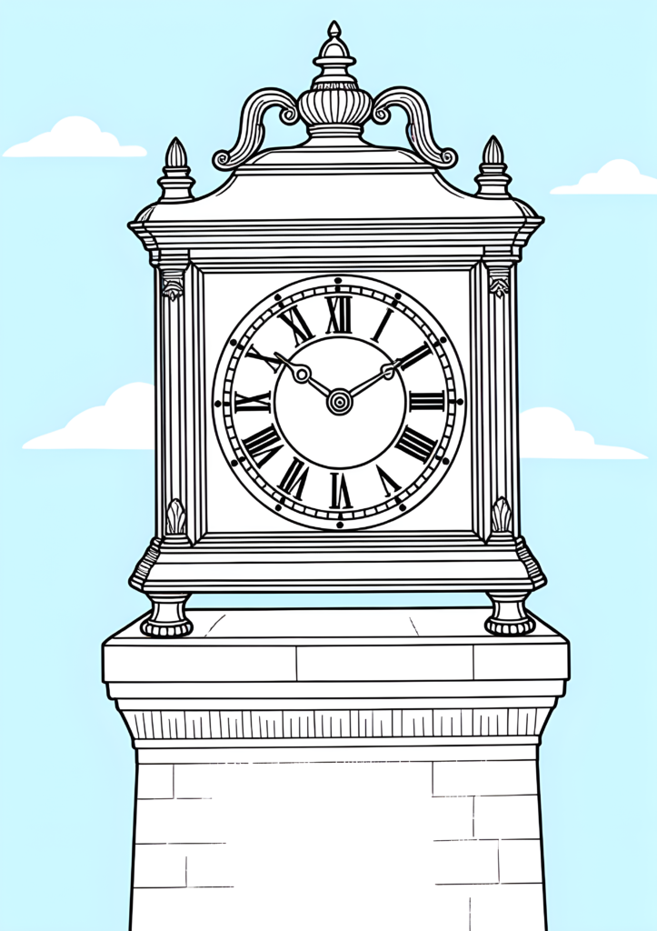 Coloriages Horloges & sabliers