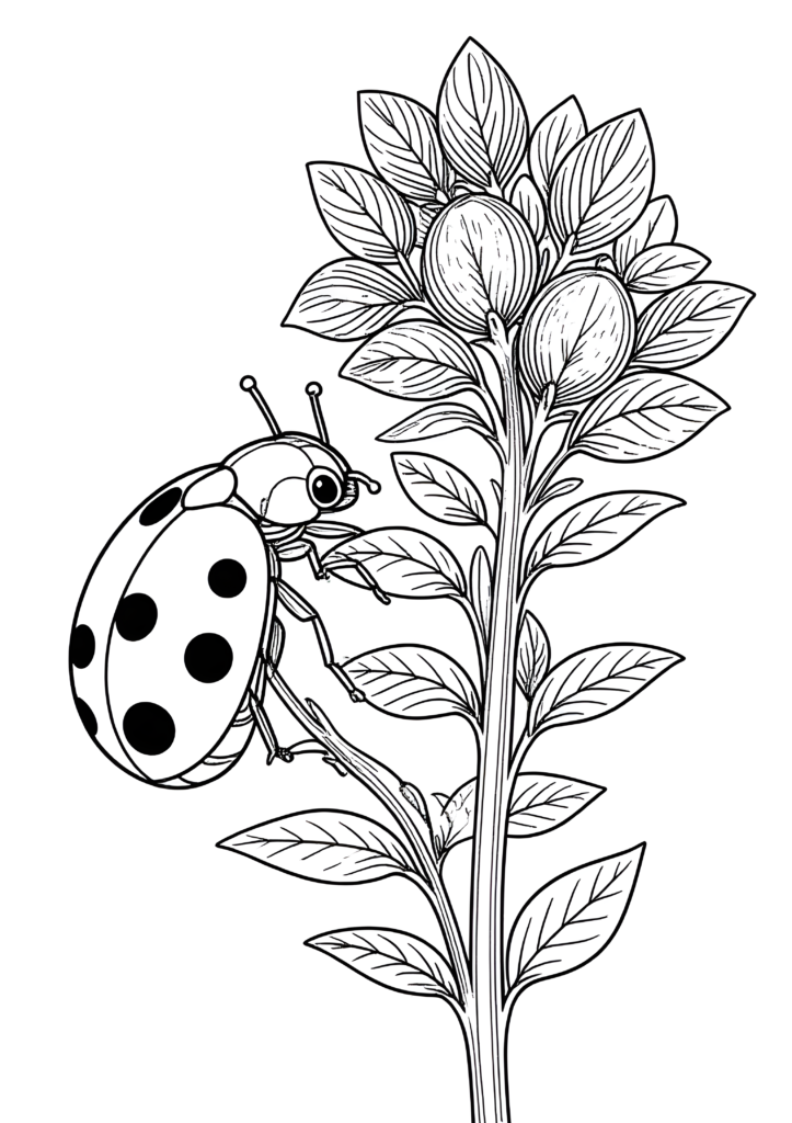 Coloriages Libellules & insectes