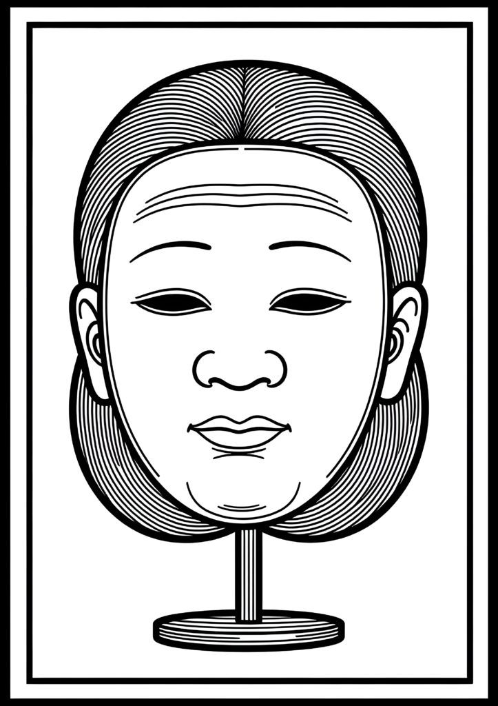Coloriages Masques du monde