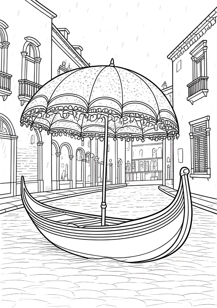 Coloriages Parapluies & ombrelles