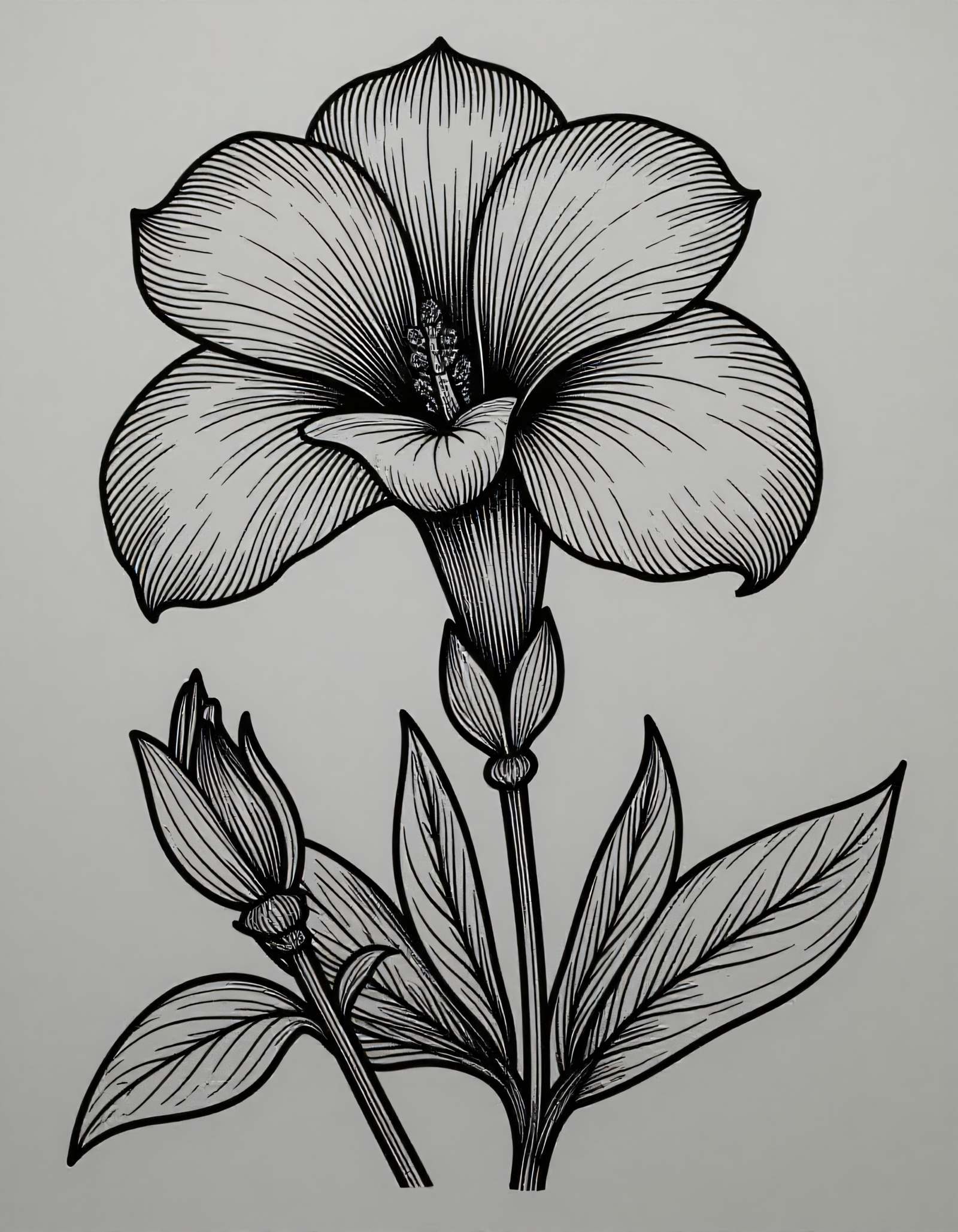 Coloriage Iris, variante 2