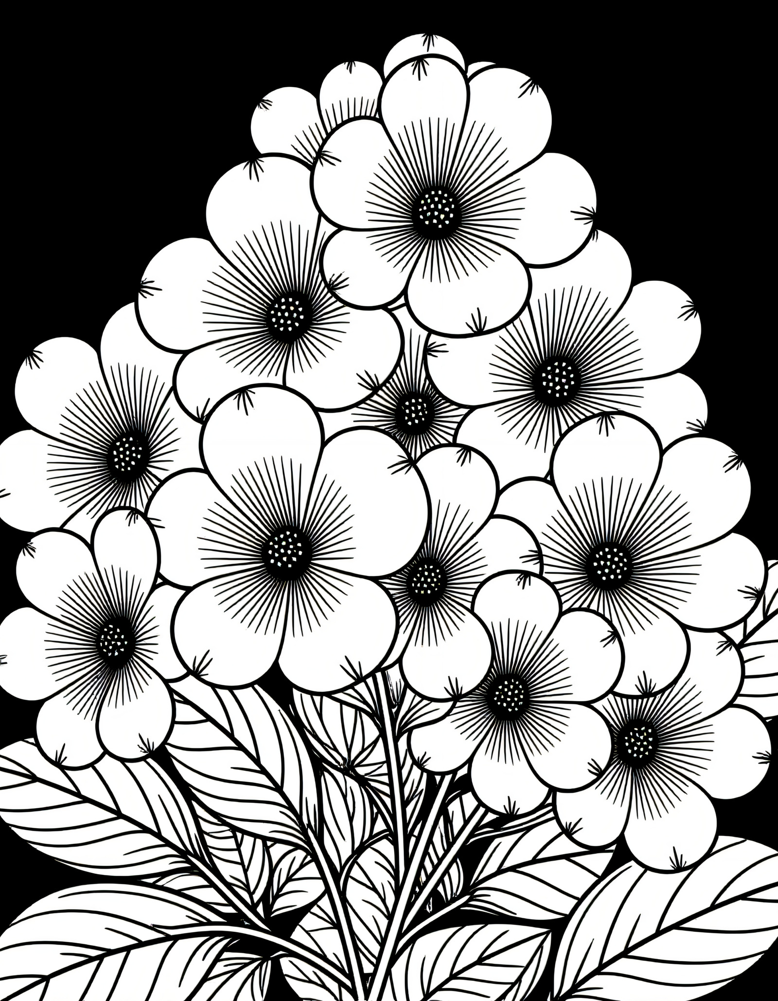 Coloriage Lilas, variante 2
