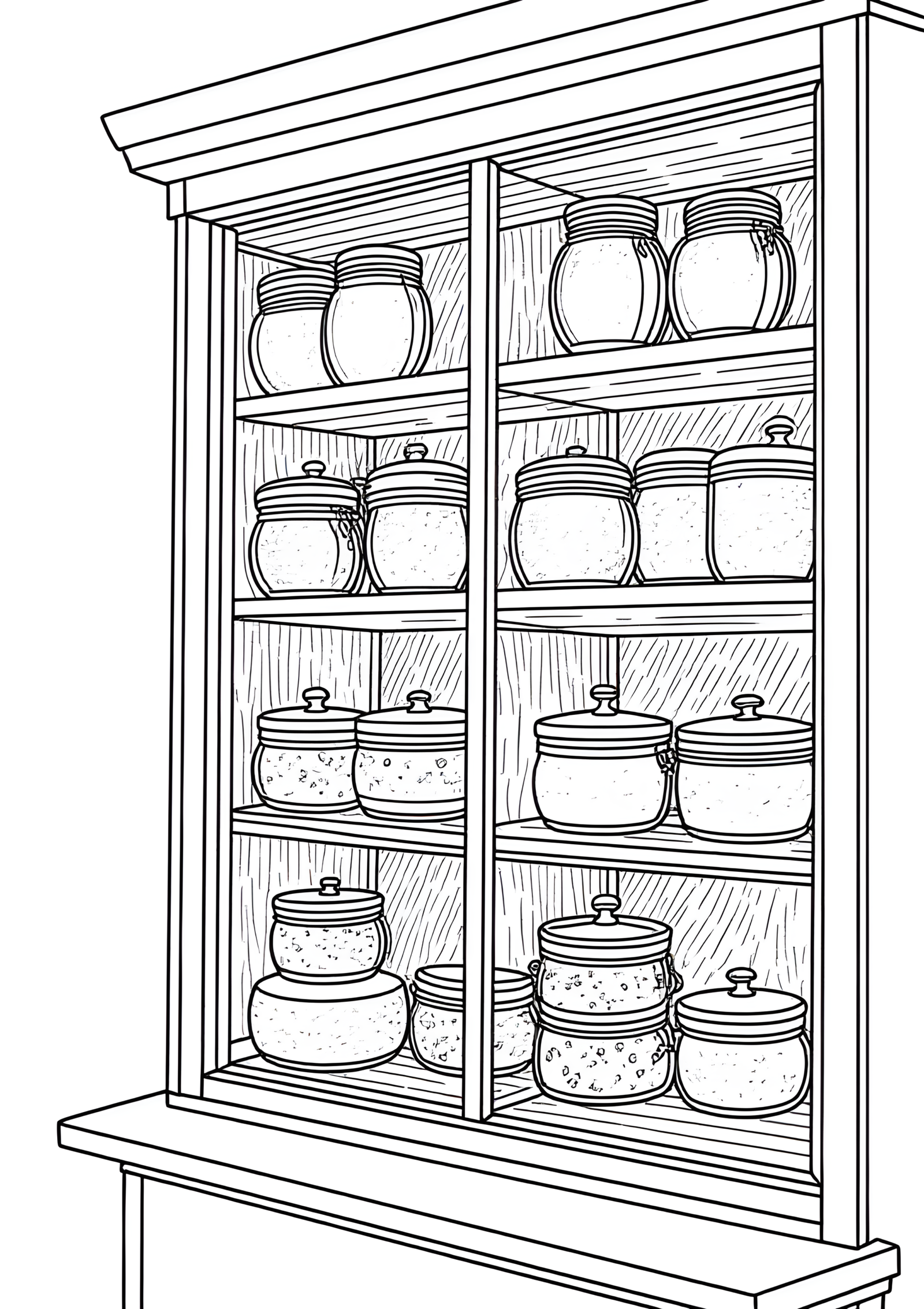 Coloriage Boutique de Fromage Hollandais, variante 2