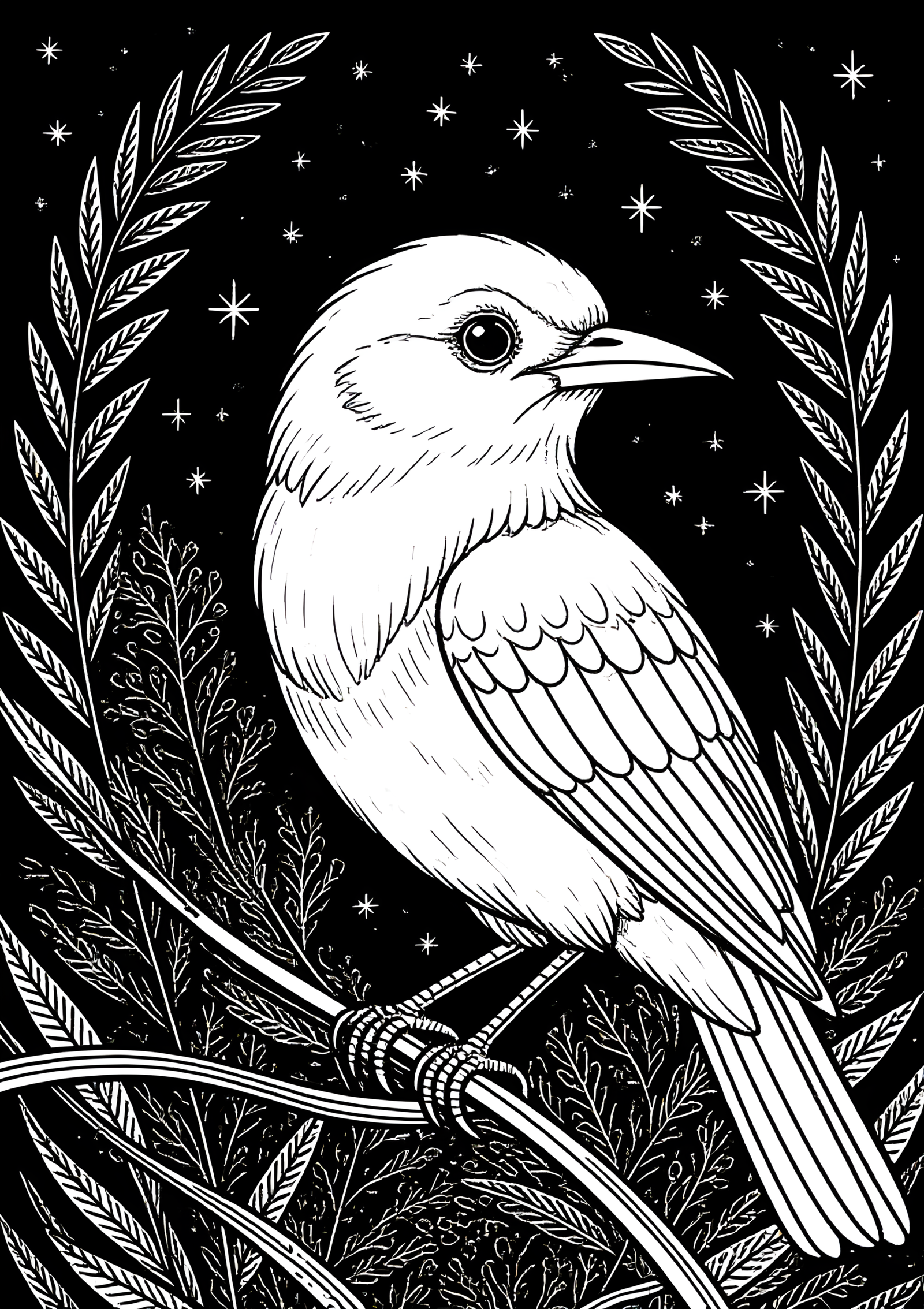Coloriage Cerf-Volant Vietnamien À Sifflets, variante 3