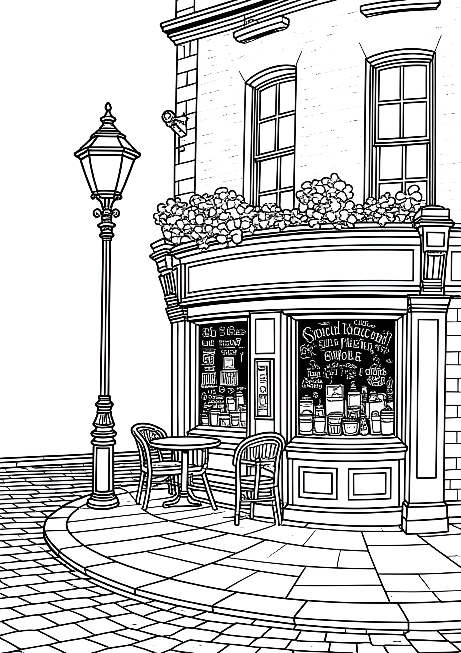 Coloriage Cabine Téléphonique Irlandaise Verte, variante 4