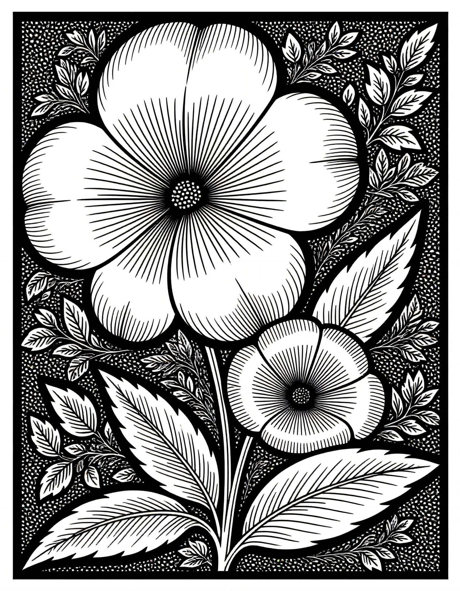 Coloriage Lavande, variante 4