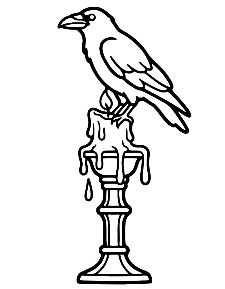 Dans le Jardin des Secrets Écarlates — coloriage dark romance