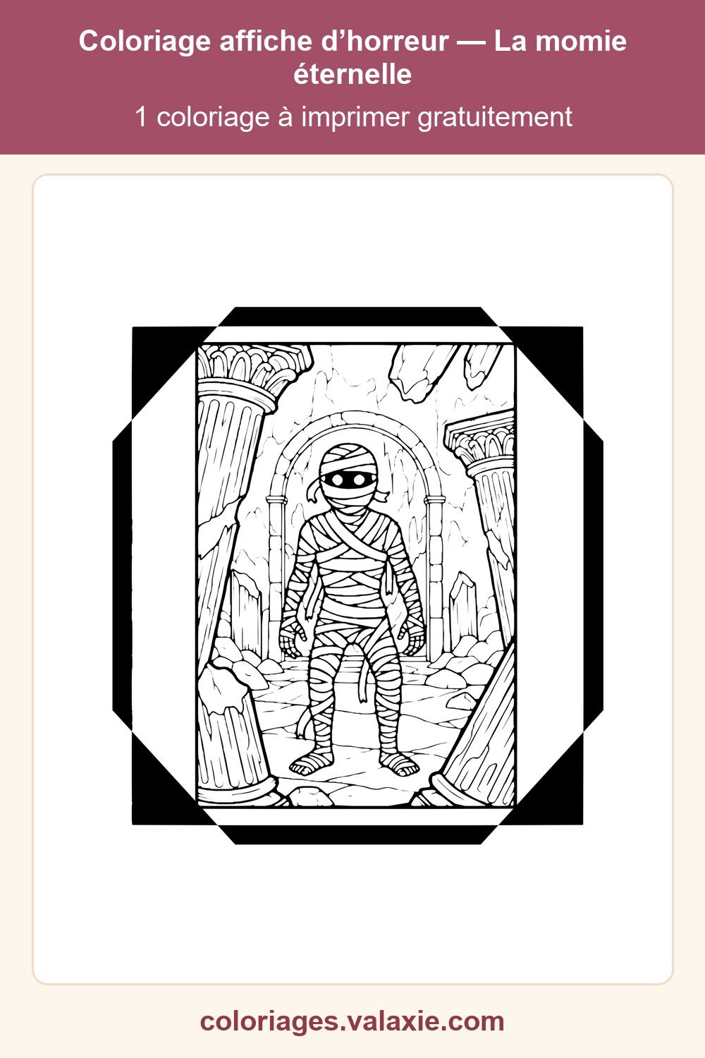 Epingle Pinterest de ce coloriage