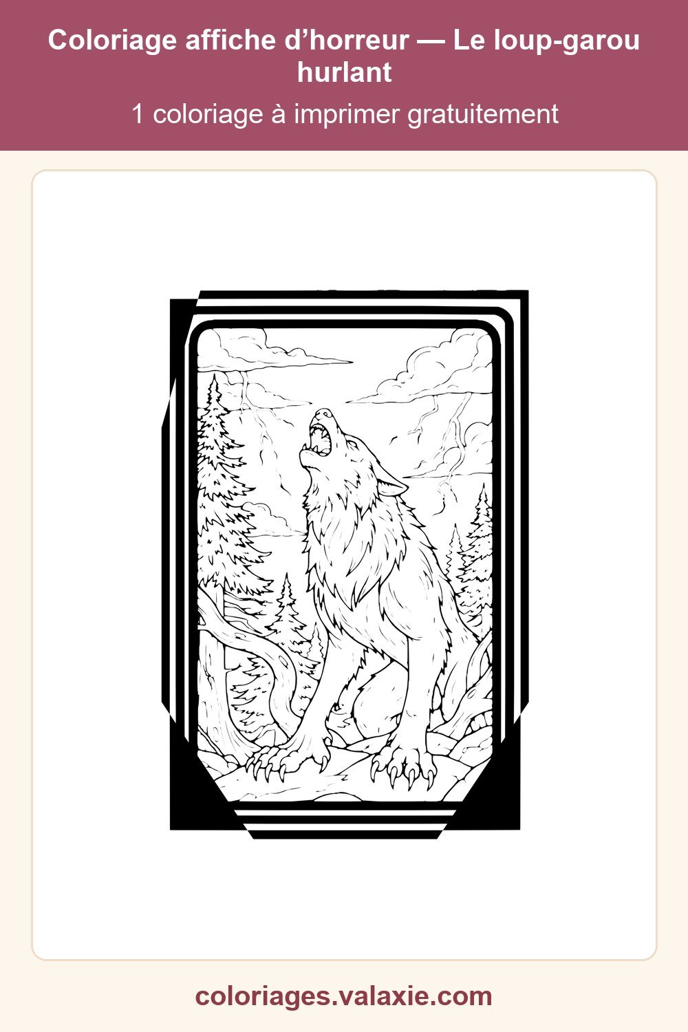 Epingle Pinterest de ce coloriage