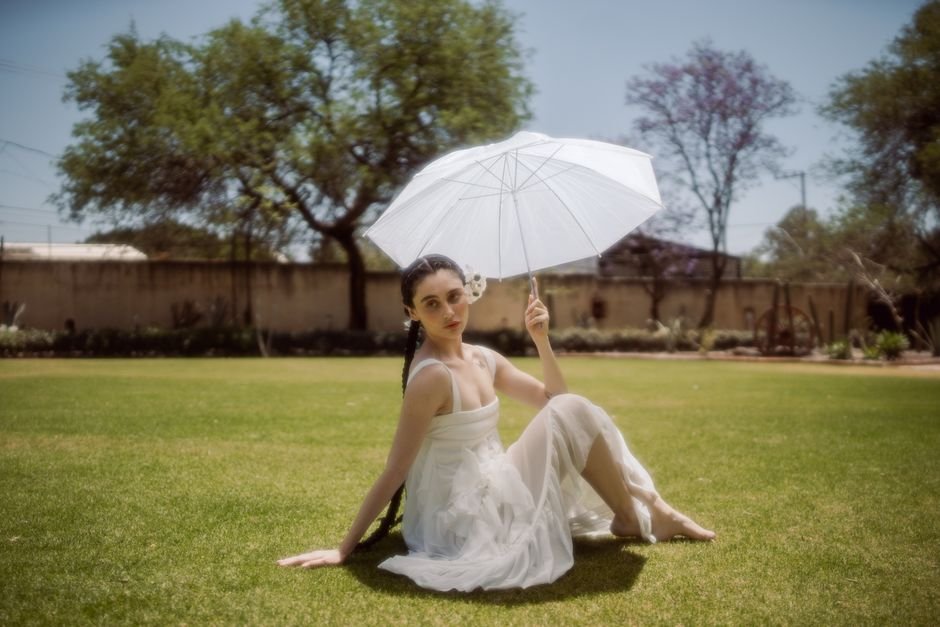 Photo d'un vrai pARASOL FLAMENCO À VOLANTS