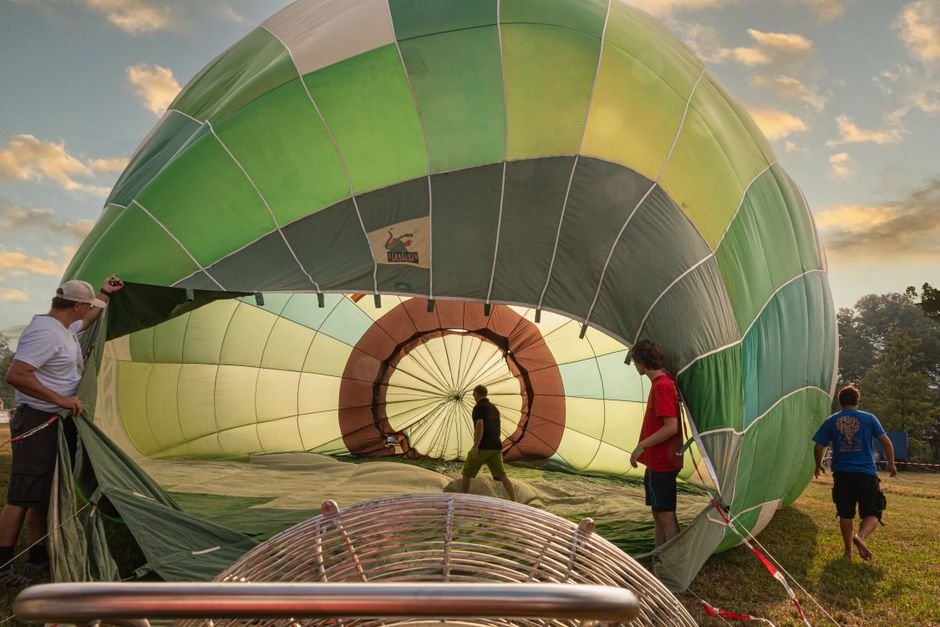 Photo d'un vrai festival de Montgolfières à l’Aube