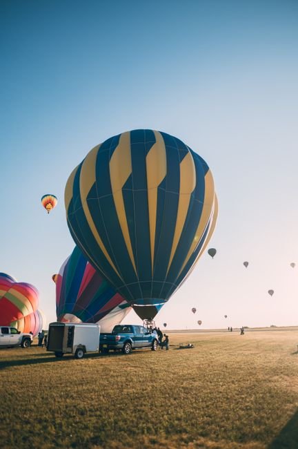 Photo d'un vrai festival de Montgolfières à l’Aube