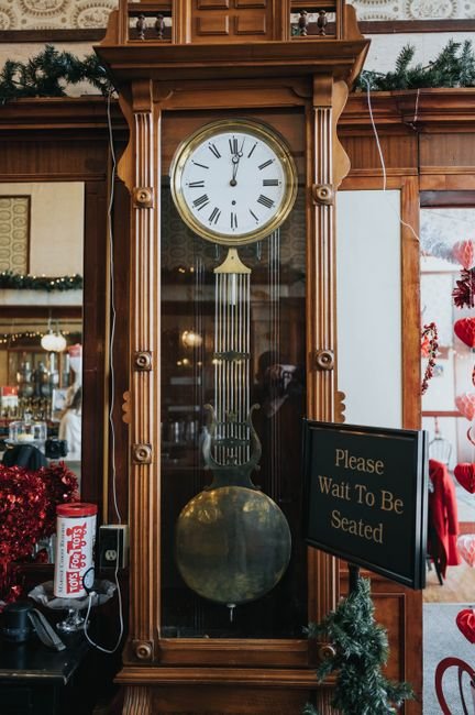 Photo d'un vrai horloge Comtoise