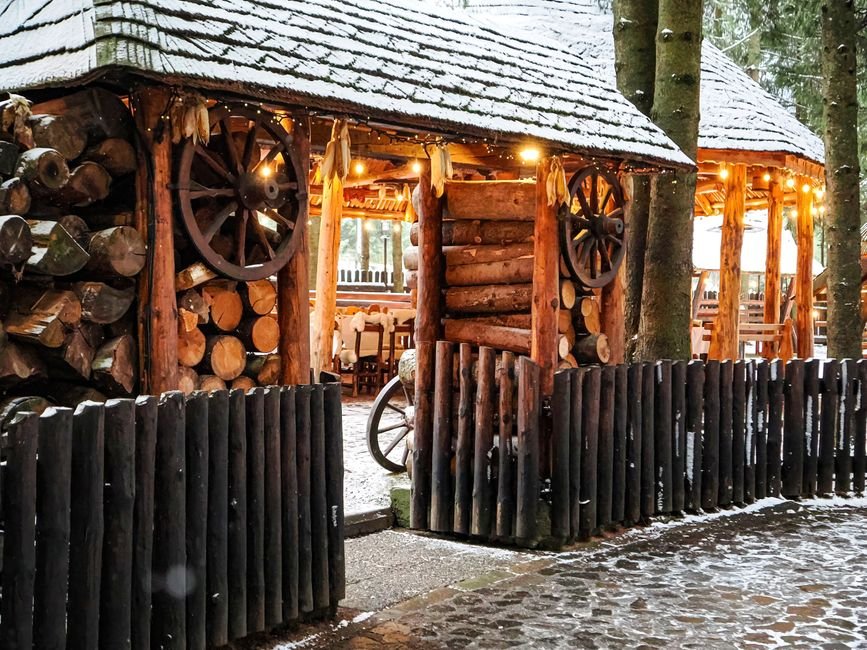 Photo d'un vrai pavillon Forestier en Rondins
