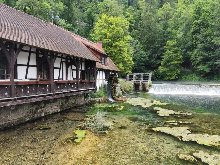 Photo d'un vrai moulin à colombage allemand