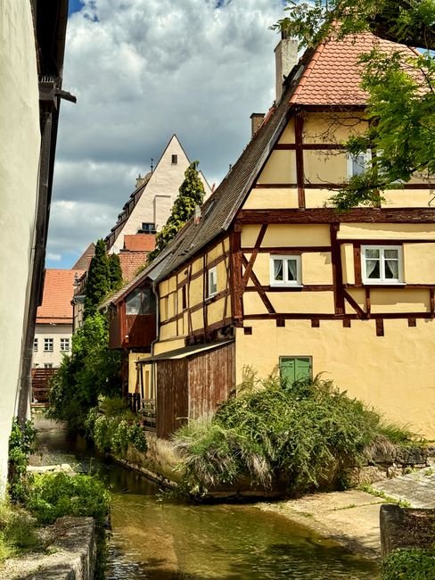 Photo d'un vrai moulin à colombage allemand