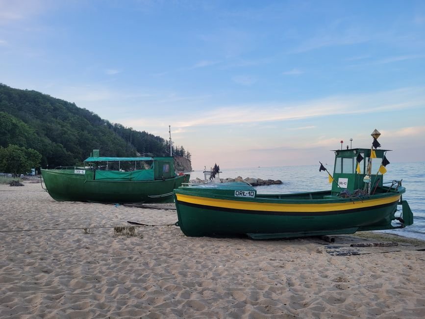 Photo d'un vrai Bateau de pêche baltique