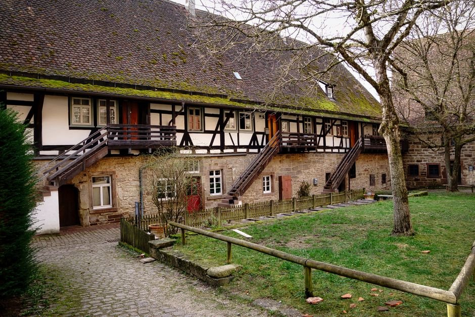 Photo d'un vrai galerie À Colombages À Cour Allemande