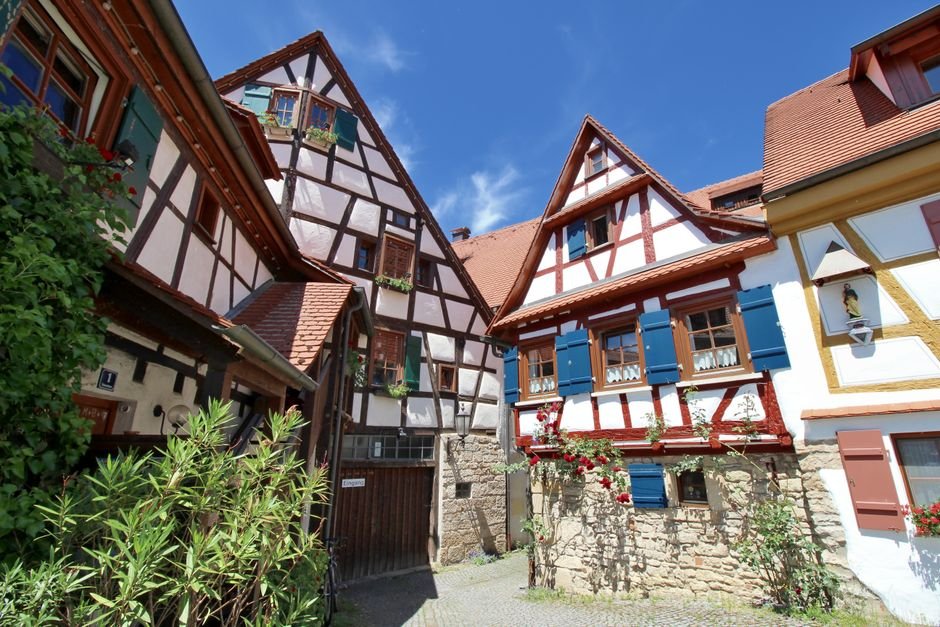 Photo d'un vrai galerie À Colombages À Cour Allemande