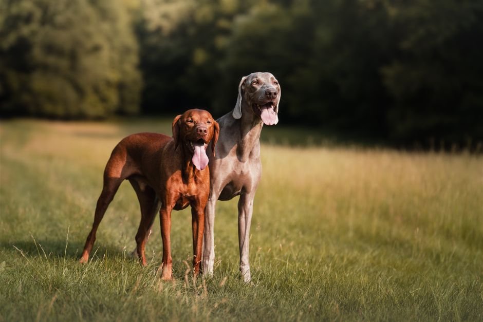 Photo d'un vrai vizsla