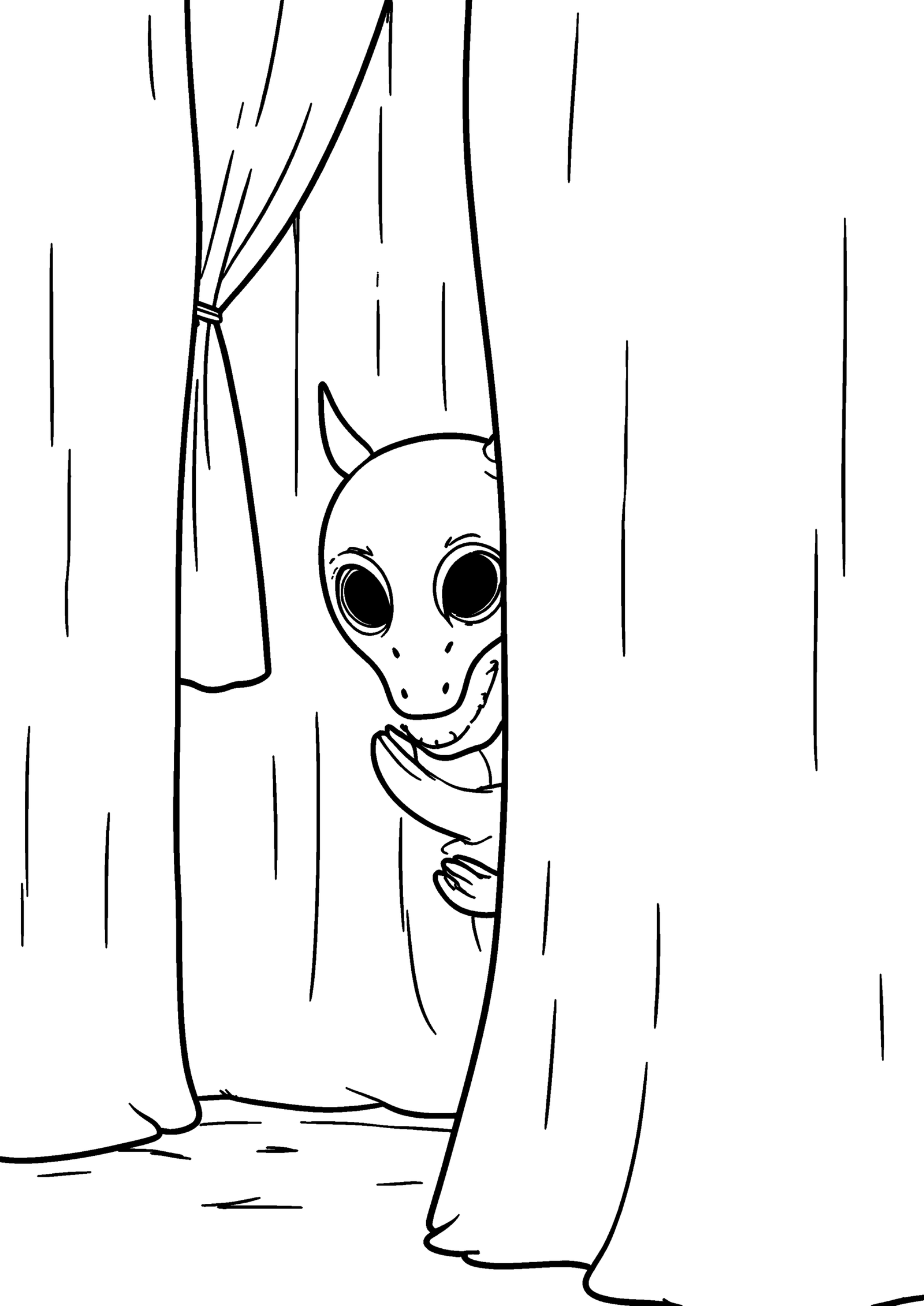 Coloriage Drap à gros plis à imprimer gratuitement